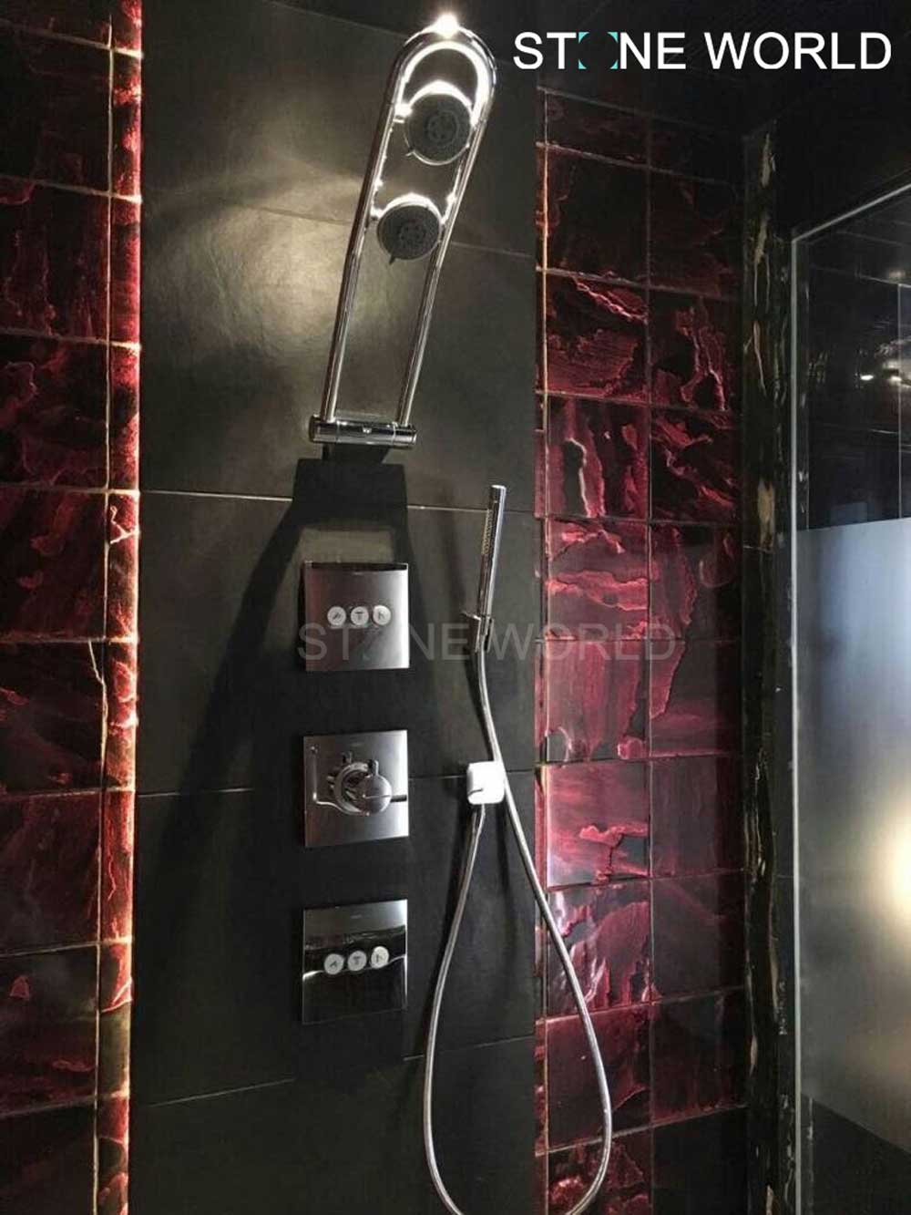 Natural Stone Bathroom project by Stone World