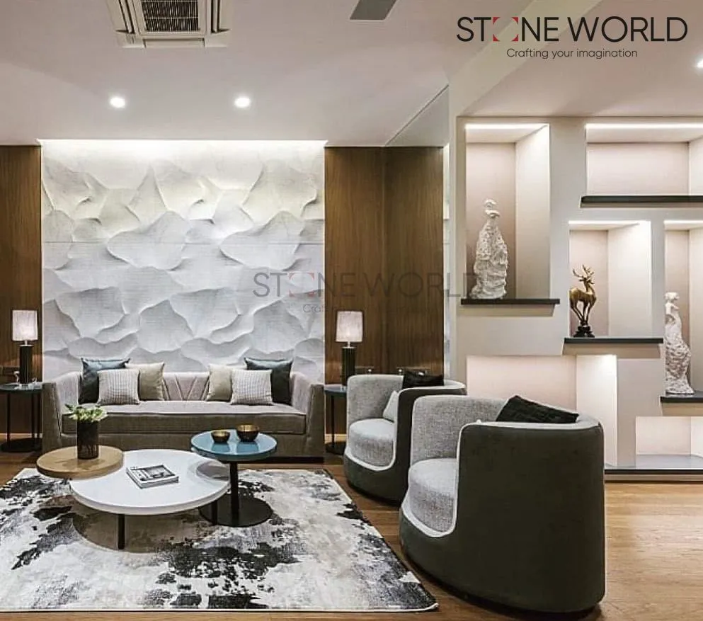 Drawing Room Stone Design project by Stone World