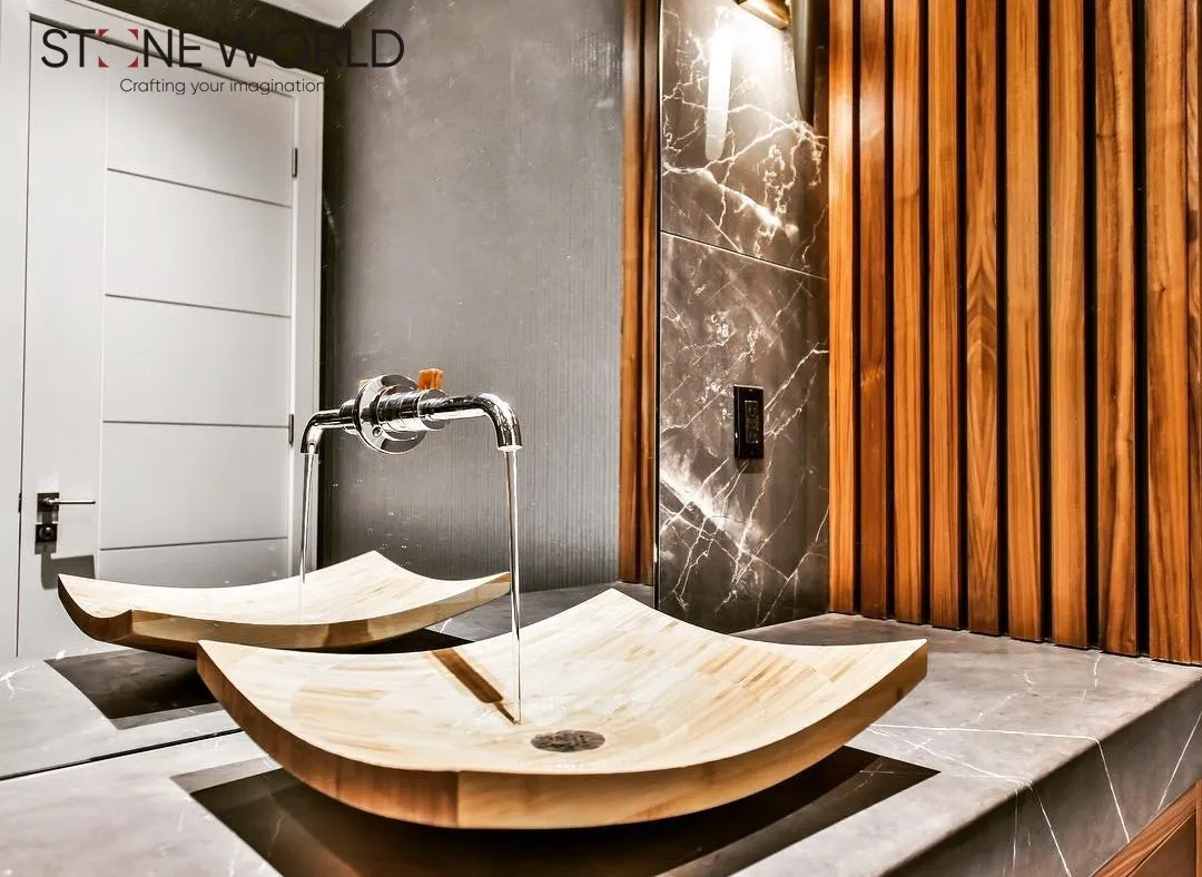 Natural stone water body design ideas