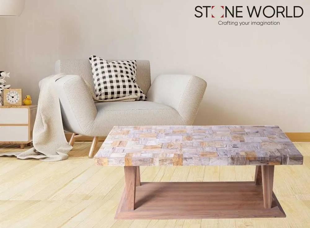 Stone Top Center Table project by Stone World