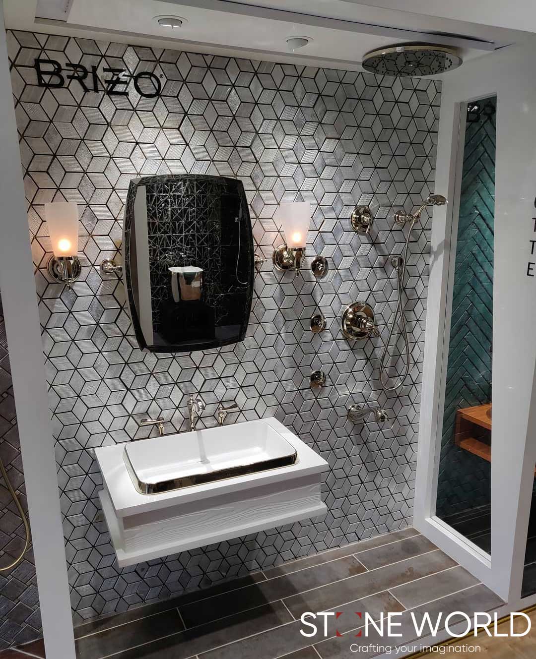 Natural Stone Bathroom project by Stone World