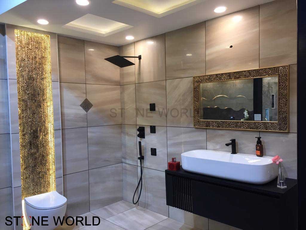 Natural Stone Bathroom project by Stone World