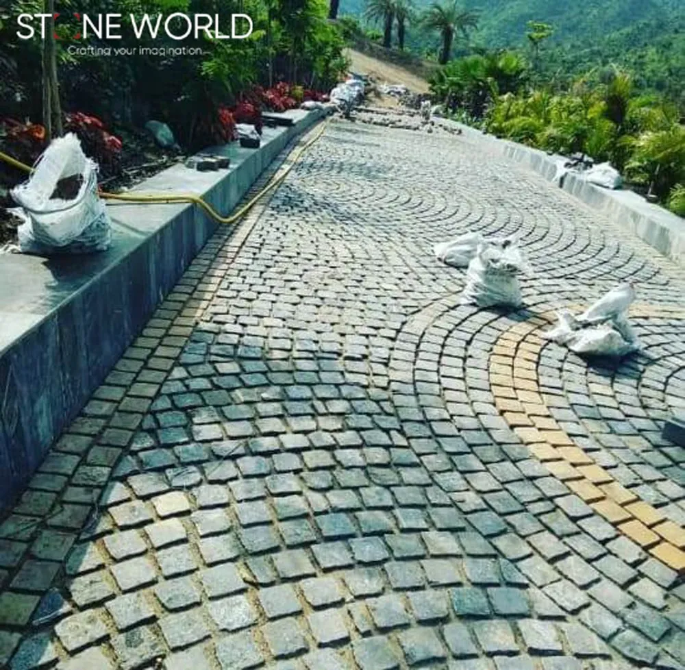 Natural stone landscape design ideas