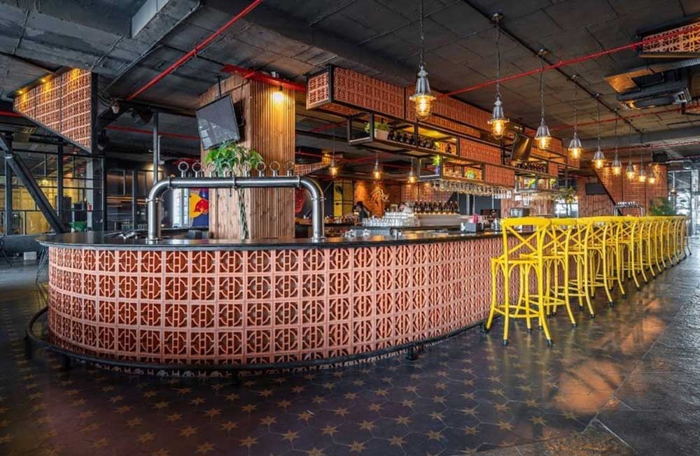 Best Natural Stone Bar Counter Designs project by Stone World