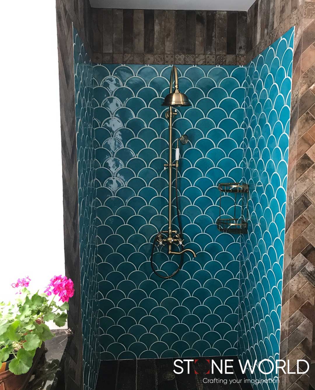 Natural Stone Bathroom project by Stone World