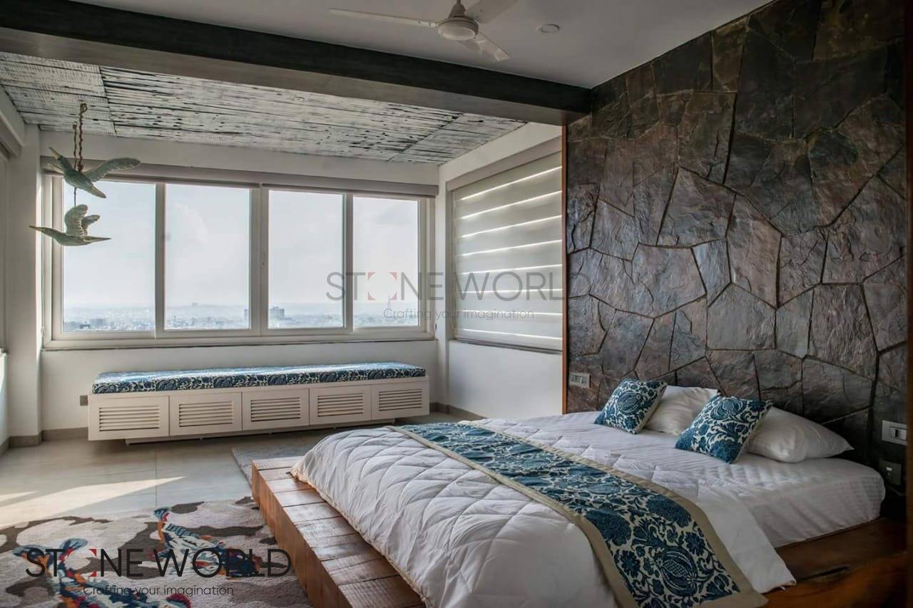 Stone Feature wall project by Stone World