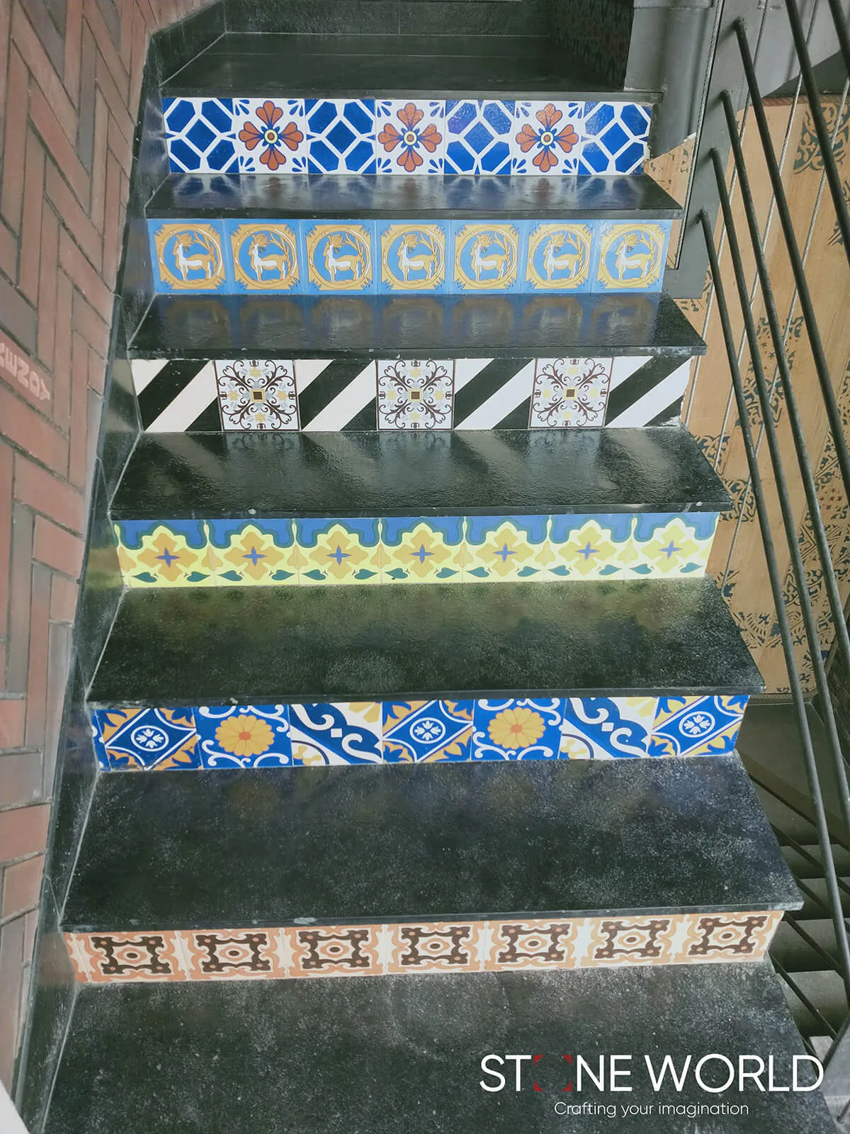 Natural stone staircase design ideas
