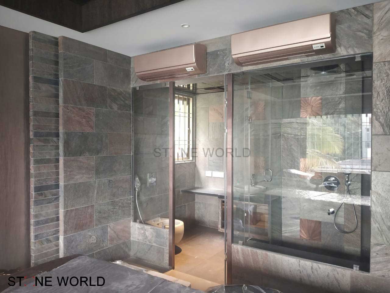 Natural Stone Bathroom project by Stone World