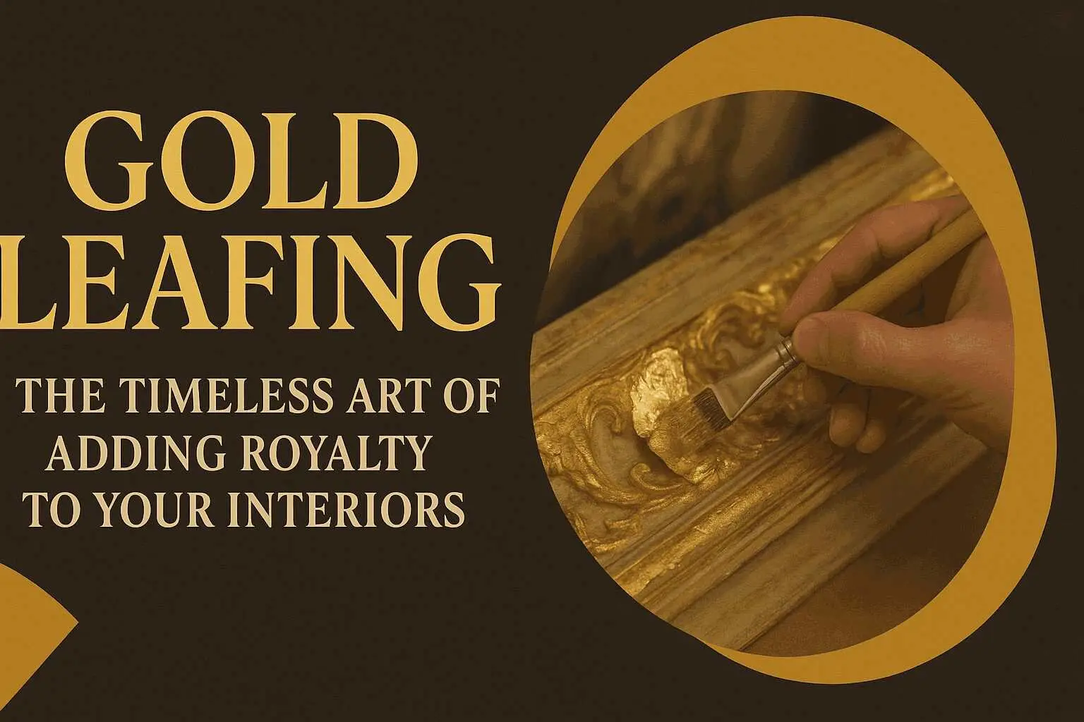 Gold Leafing on Stones