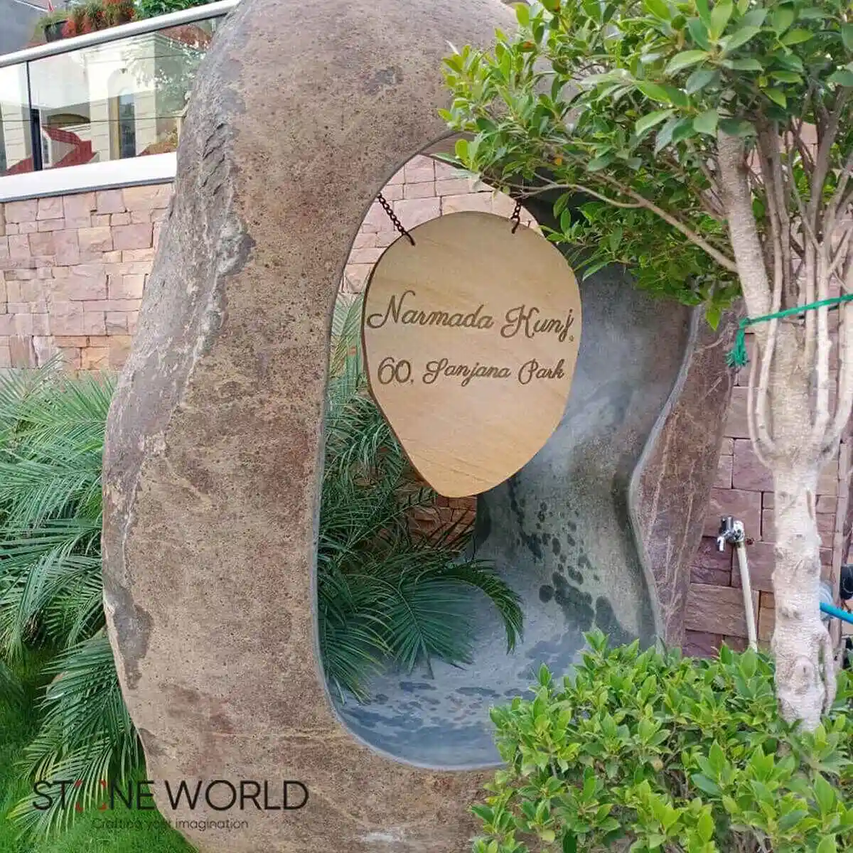 Stone Name Plate project by Stone World